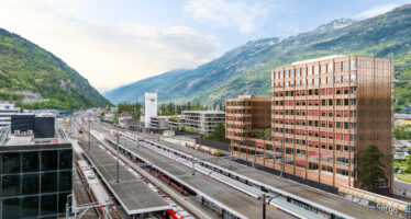 Städtebauliche Herausforderung: Mehrere Grossprojekte sind am Bahnhof Nord in Visp geplant.
