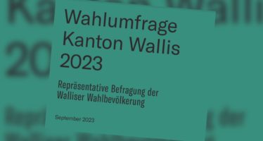 Wahlumfrage Kanton Wallis 2023: Die Resultate des Umfrageinstituts Sotomo sind da