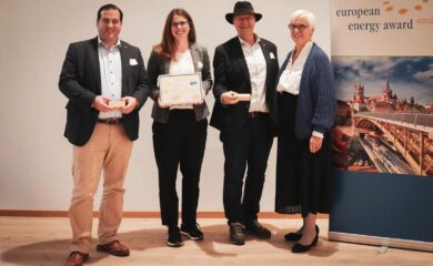 Gold für Stadtgemeinde Brig-Glis: Nach der erfolgreichen  Re-Zertifizierung wurde Brig-Glis zum zweiten Mal in Serie mit dem Label “Energiestadt Gold”  ausgezeichnet