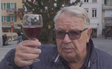 Eine dunkle Walliser Weihnachtssage: Wenn die  Brunnen Wein führen. Erzählt von Volmar Schmid
