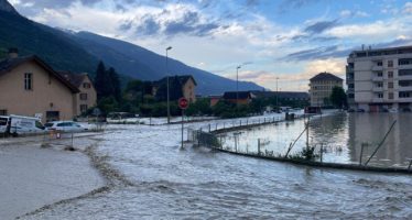 Crue du Rhône: le Valais se réveille sous l’eau