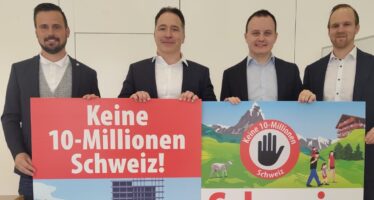 « Keine 10-Millionen-Schweiz! »: Laut Oberwalliser Pro-Komitee würde der Kanton von kontrollierter Einwanderung profitieren.