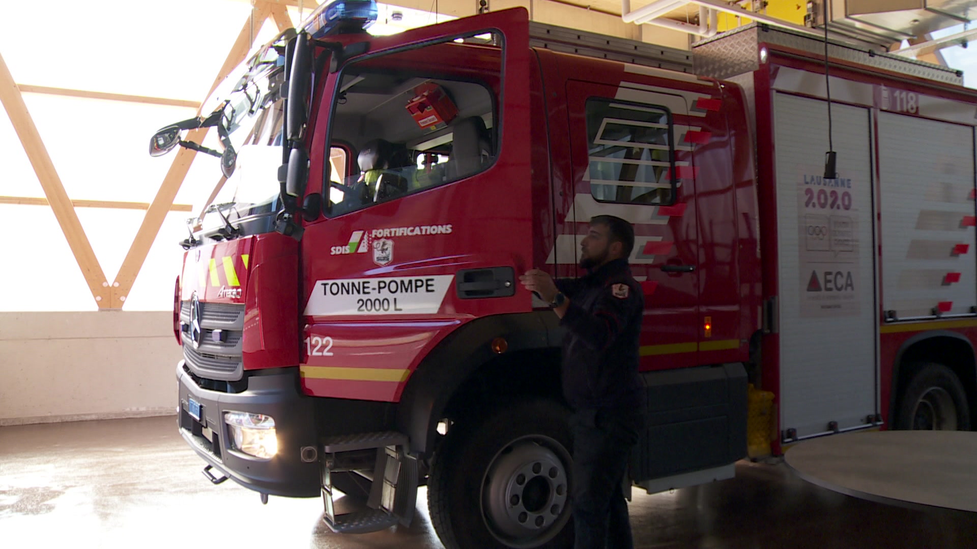 Saint-Maurice et Lavey-Morcles inaugurent leur caserne de pompiers  intercantonale