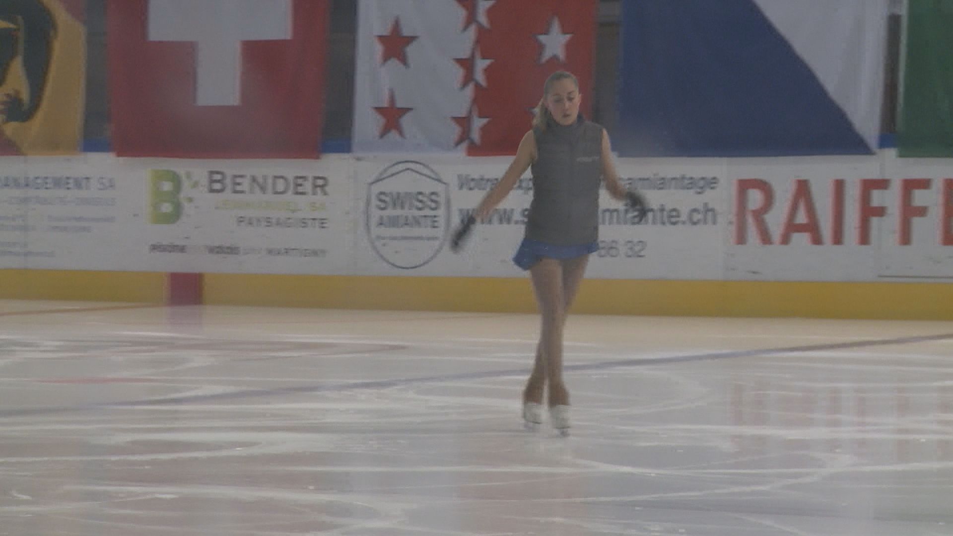 Patinage artistique rencontre avec Oxana Vouillamoz / Canal9