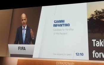 Le Valaisan Gianni Infantino élu à la présidence de la FIFA
