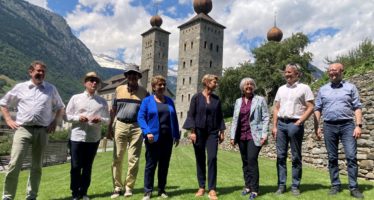 “Uf Schüelüsflug”: Bundespräsidentin Viola Amherd zeigt ihren sechs Kolleg:innen ihre Heimat und führt sie durch das Wallis