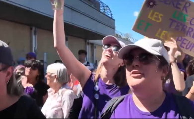 Manifestation: Les féministes valaisannes contre le G7 à Genève