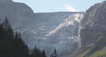 Le glacier du Trient fait grise mine