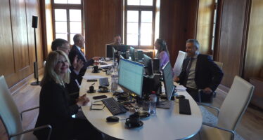Les premiers pas de Franziska Biner et Stéphane Ganzer au Conseil d’État