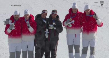 Loïc Meillard vice-champion olympique avec Marco Odermatt