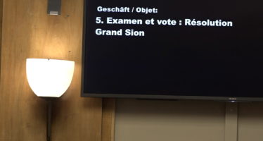 « Grand Sion » :  Le conseil municipal pourra continuer à se pencher sur la question