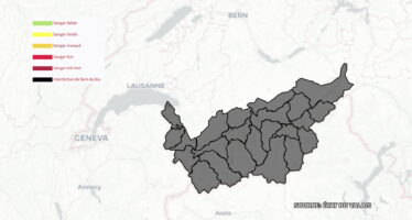 Risque d’incendie fort à très fort partout en Valais