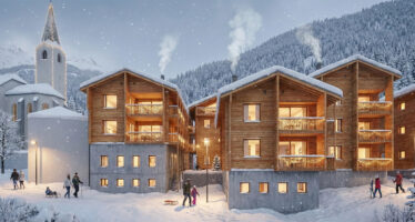 Wohnbauförderung Kippel: Direkt neben der Kirche werden acht Häuser mit 21 Wohnungen gebaut