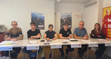 NEIN zum neuen Zivildienstgesetz: SP Oberwallis, Grüne, Grünliberale und der Oberwalliser Gewerkschaftsbund wehren sich gegen die geplanten Änderungen..