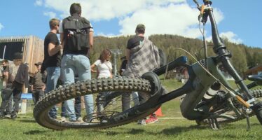 Mountainbike-WM: Streckenbesichtigung in der Aletscharena