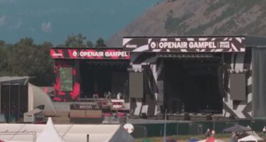 Open Air Gampel mit neuem Konzept: Das Festivalgelände wird kleiner, die beiden Hauptbühnen stehen jetzt nebeneinander.