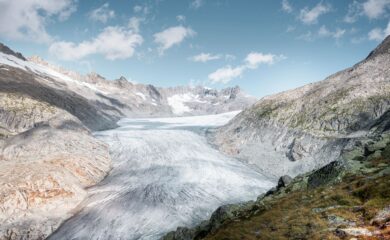 Grosses Gletscherschmelzen: Die Hitzewelle hat Folgen, der Rhonegletscher schmilzt praktisch in Rekordtempo.