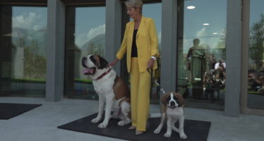 Parenthèse canine à Barryland pour la présidente de la Confédération