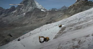 Pelleteuses à Zermatt: arrêt immédiat des travaux hors zone
