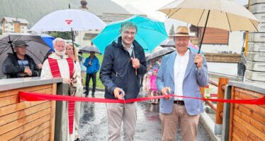Solidarität: Stadtgemeinde Brig-Glis schenkt Saas-Grund neue Brücke.