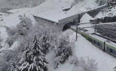 Avalanche: déraillement d&rsquo;un train près de Goppenstein, cinq blessés
