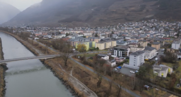Fully:  Ein Rhone-Hochwasser würde rund 1000 Gebäude und 7000 Einwohner:innen bedrohen. Der Kanton informiert.