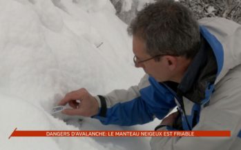 Fort danger d’avalanche ce week-end en Valais