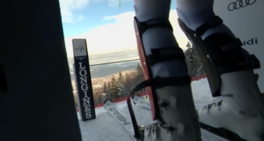 Les slalomeurs dans les starting-blocks à Levi