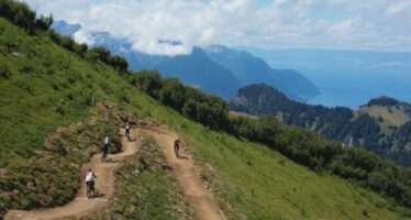 Leysin: une nouvelle piste de VTT pour séduire un public familial averti