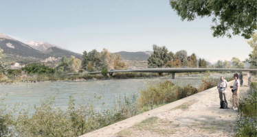 Le Service de la mobilité projette un nouveau pont pour franchir le Rhône à Sion.