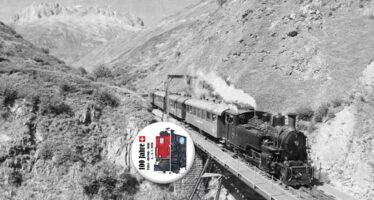 Heute vor genau 100 Jahren nimmt die Bahnstrecke Brig–Disentis ihren Betrieb auf.